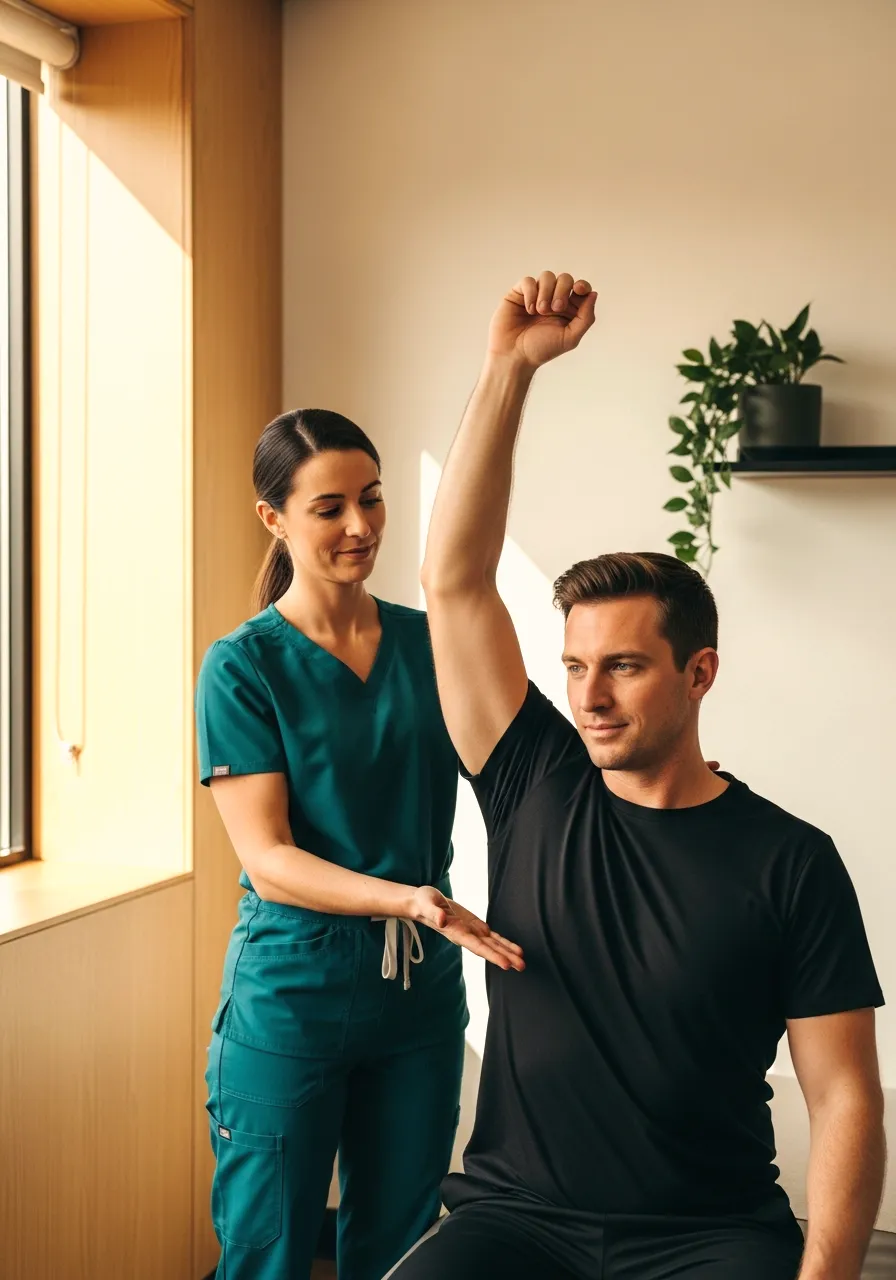 Physiotherapy session